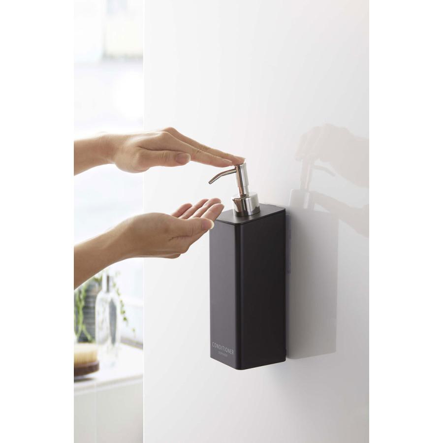 ソープディスペンサー 正規品 TOWER タワー フィルムフック ツーウェイディスペンサー シンプル おしゃれ 人気ブランド 山崎実業 コンディショナー ブラック | tower | 02