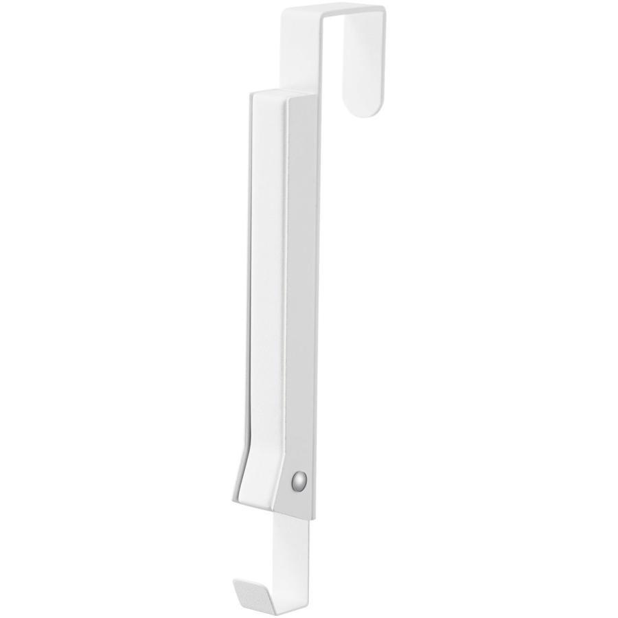 ハンガーラック 正規品 TOWER タワー 使わない時は収納できるドアハンガー おしゃれ シンプル スチール製 パイプハンガー 山崎実業 ホワイト | tower | 06