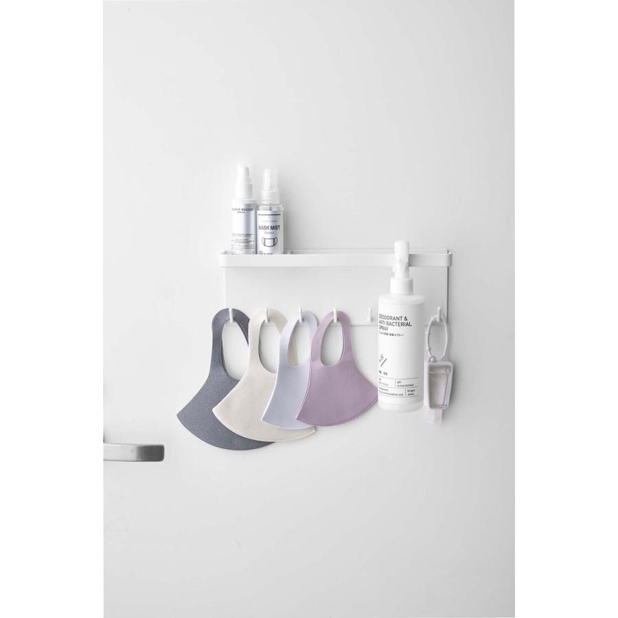 傘立て 正規品 TOWER タワー トレー付きマグネットアンブレラホルダー 傘掛け 傘かけ マスク収納 玄関収納 傘たて 傘スタンド 山崎実業 ホワイト | tower | 04