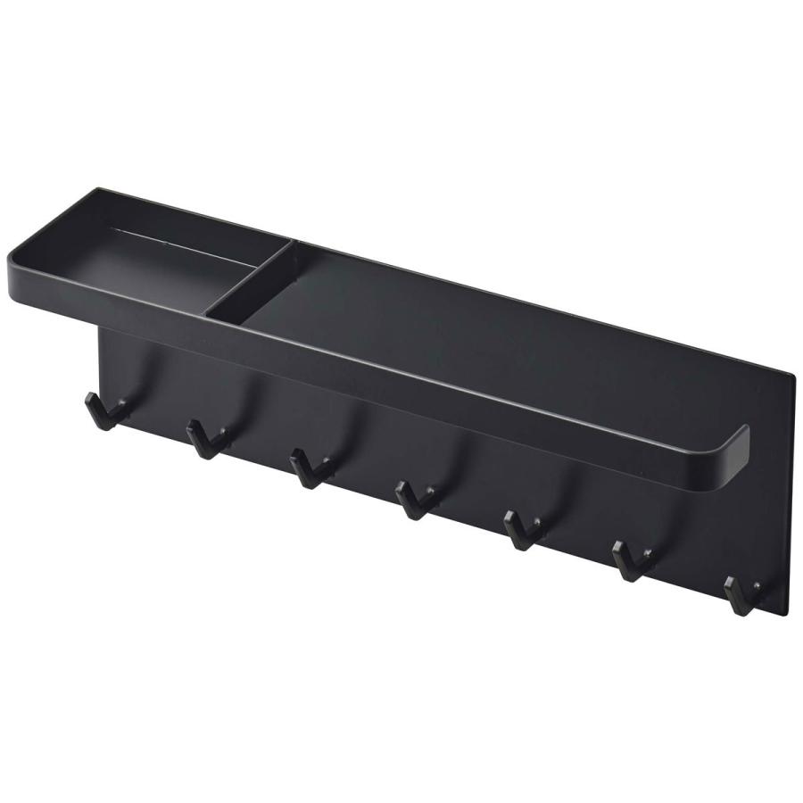 傘立て 正規品 TOWER タワー トレー付きマグネットアンブレラホルダー 傘掛け 傘かけ マスク収納 玄関収納 傘たて 傘スタンド 山崎実業 ブラック | tower | 01