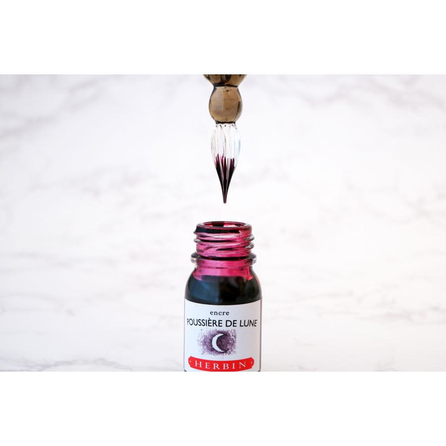 ガラスペン HERBIN ガラスペンつむぎ＆ミニインクセット フランス パリ 高級ペン 老舗ブランド エルバン エメラルド/グレイッシュグリーン（インク） | エルバン | 03