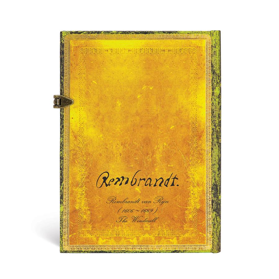ノートブック paperblanks ペーパーブランクス MIDI ハードカバー 無地 イギリス 英国 取扱店 芸術 アート 高級ノート 正規品 レンブラント没後350年 | paperblanks | 02