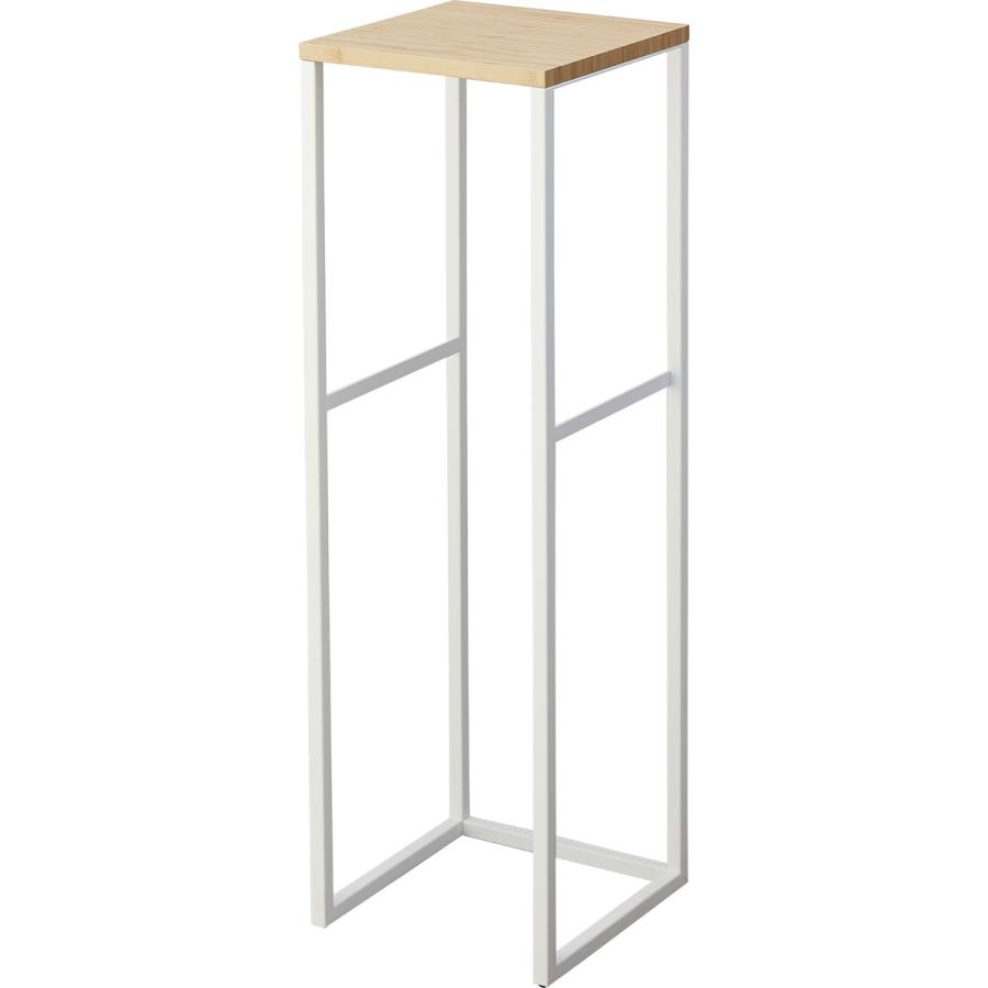 加湿器置き台 正規品 TOWER タワー 加湿器スタンド 棚付き リビング ベッドサイド 玄関 おしゃれ 加湿器置き場所 加湿器置く台 山崎実業 ホワイト | tower | 10