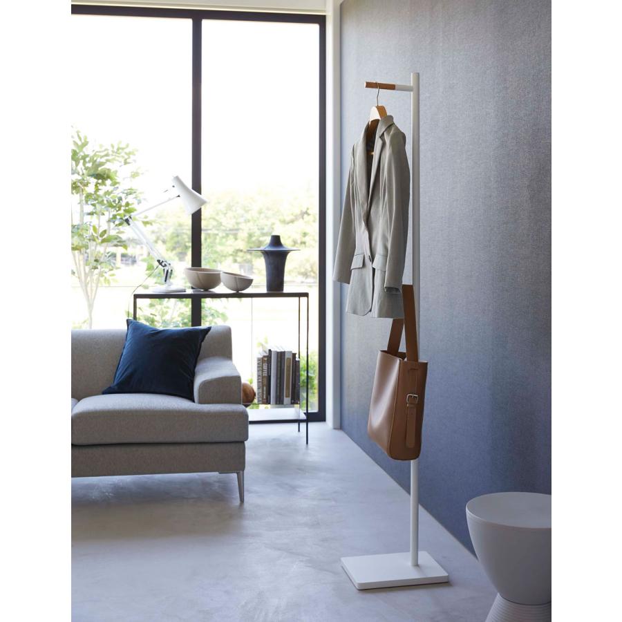 コートハンガー 正規品 TOWER タワー エントランスコートハンガー ハンガーラック おしゃれ シンプル スリム コートフック コート掛け 山崎実業 ホワイト | tower | 06