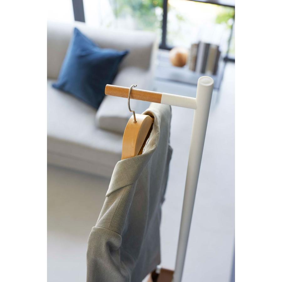 コートハンガー 正規品 TOWER タワー エントランスコートハンガー ハンガーラック おしゃれ シンプル スリム コートフック コート掛け 山崎実業 ホワイト | tower | 08