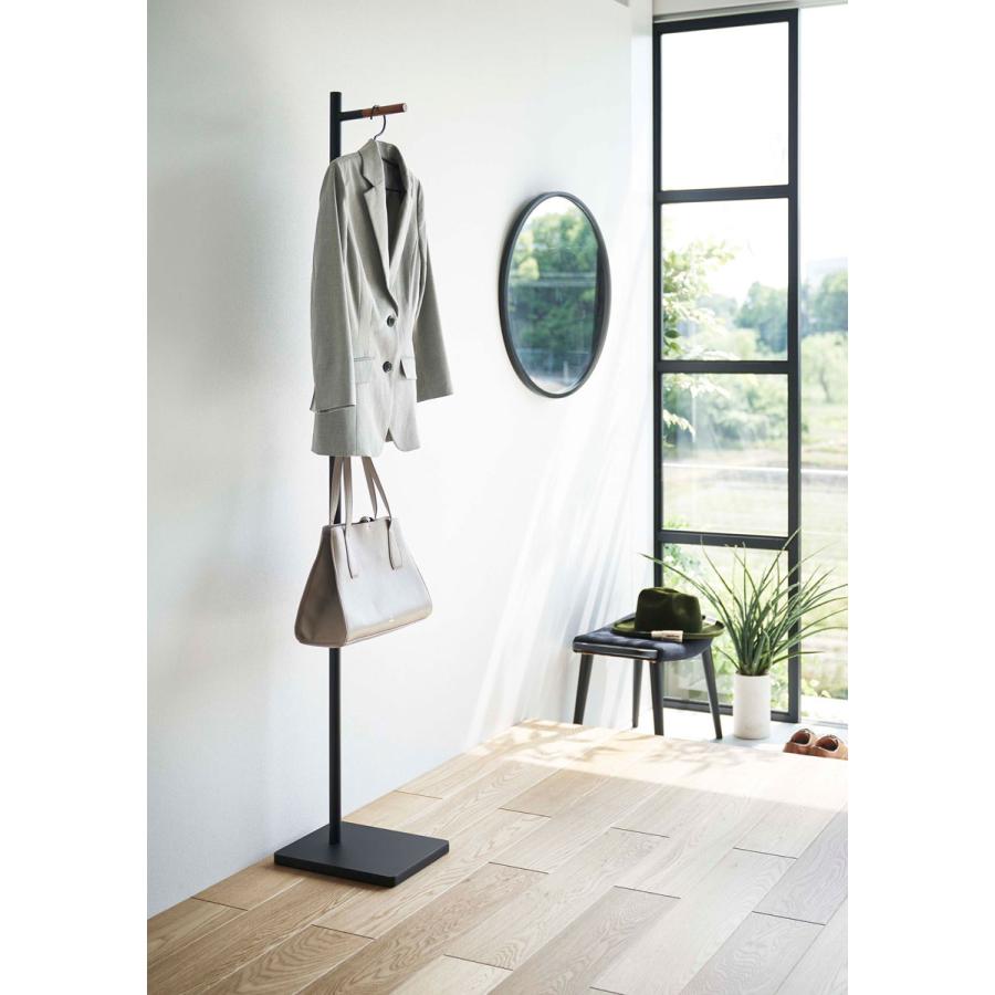 コートハンガー 正規品 TOWER タワー エントランスコートハンガー ハンガーラック おしゃれ シンプル スリム コートフック コート掛け 山崎実業 ブラック | tower | 02