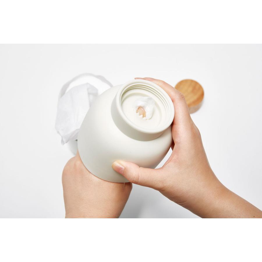 【在庫処分】ウェットシートケース ideaco イデアコ Wet Mochi Bin ウェットティッシュケース モチビン モスグリーン |  | 04