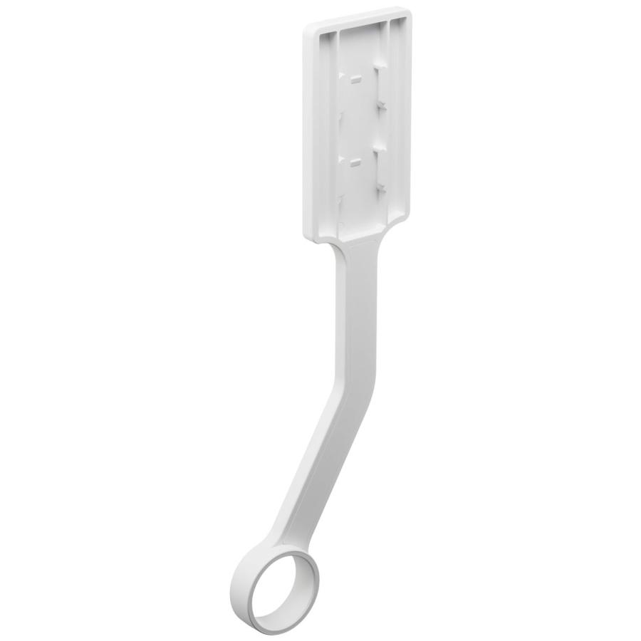 物干し竿ホルダー 正規品 TOWER タワー フィルムフックエアコン室内物干しポールホルダー ポールホルダー 室内物干し 室内干し 山崎実業 ホワイト | tower | 10