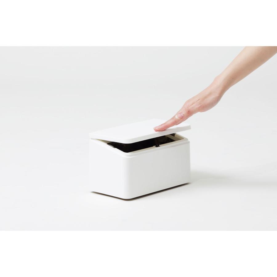 ゴミ箱 ideaco イデアコ TUBELOR flat rectangle チューブラーフラットレクタングル ミニ 小さめ おしゃれ 蓋付き フタ付き ごみ箱 グレー |  | 07