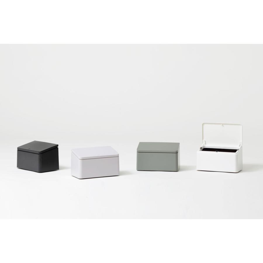 ゴミ箱 ideaco イデアコ TUBELOR flat rectangle チューブラーフラットレクタングル ミニ 小さめ おしゃれ 蓋付き フタ付き ごみ箱 グレー |  | 08