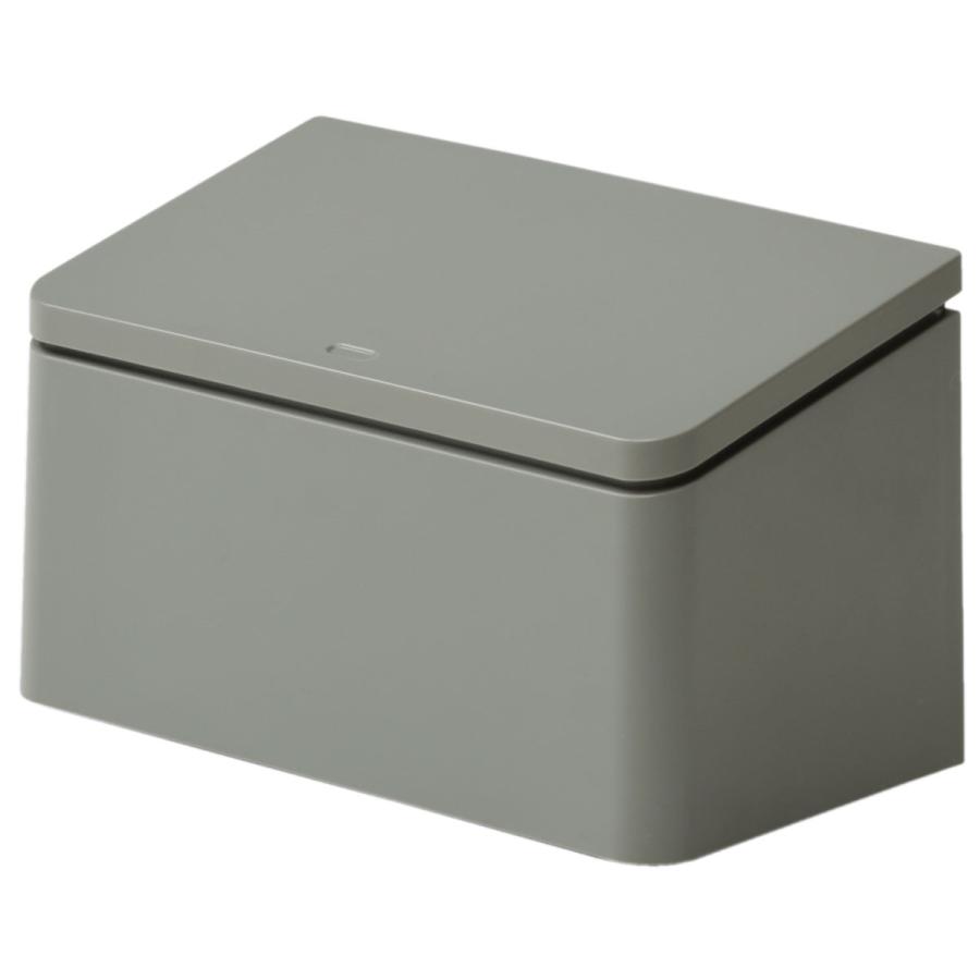 【在庫処分】ゴミ箱 ideaco イデアコ TUBELOR flat rectangle チューブラーフラットレクタングル ダストボックス ごみ箱 チューブラー アッシュグレー | 