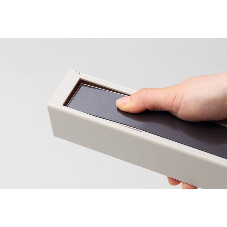【在庫処分】アルミホイルケース ideaco イデアコ マグネット付きアルミホイルホルダー 25 ホイルケース aluminum foil holder 25 グレー |  | 09