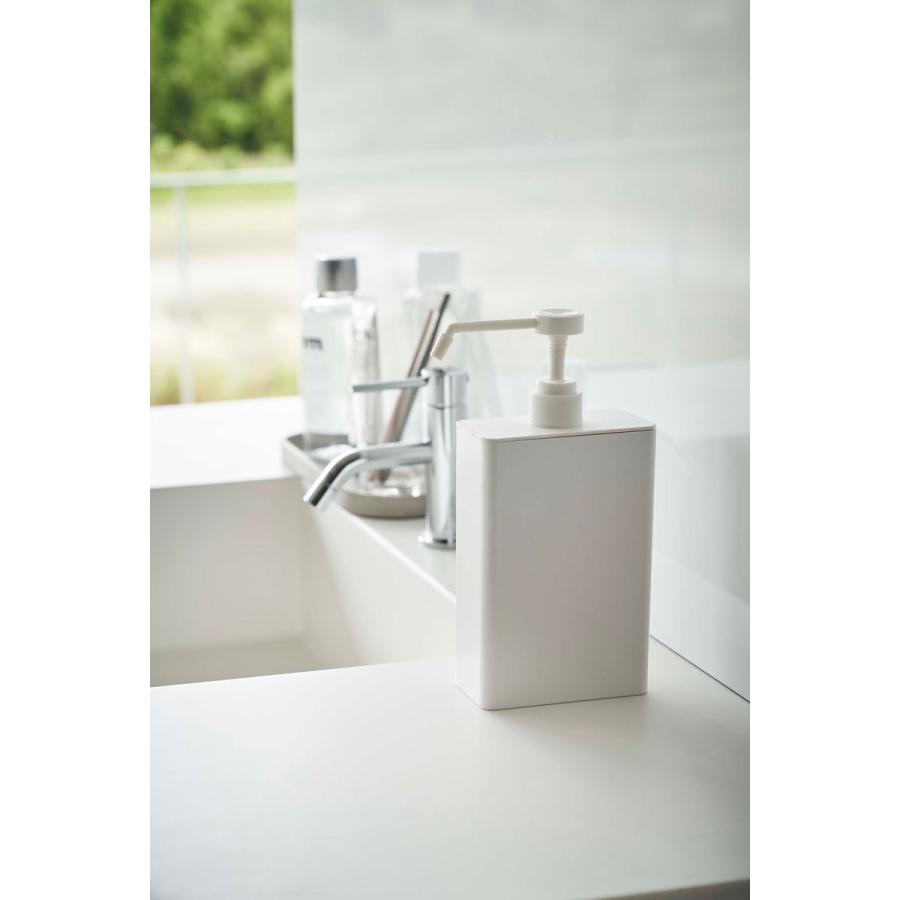 スプレーボトル 正規品 TOWER タワー アルコール除菌スプレーボトル スクエア スリム 700mL 詰め替え 容器 アルコール対応 アルコールボトル 山崎実業 ホワイト | tower | 06