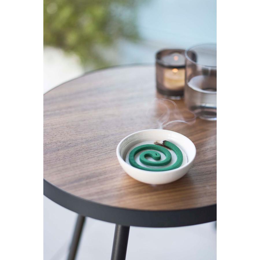 蚊取り線香入れ 正規品 TOWER タワー 蚊取りポット ミニ おしゃれ 蚊取り線香 ミニ 小巻 3時間タイプ 蚊遣り 蚊やり器 山崎実業 ホワイト | tower | 03