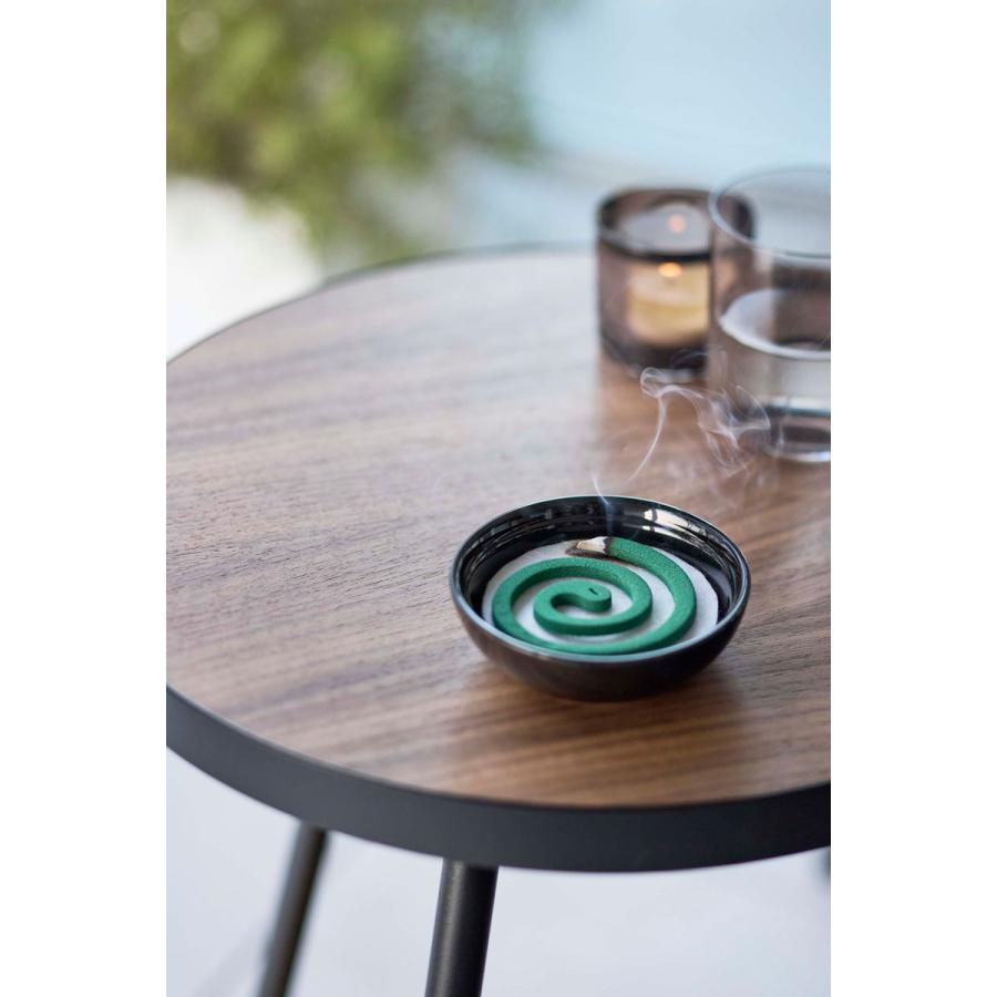 蚊取り線香入れ 正規品 TOWER タワー 蚊取りポット ミニ おしゃれ 蚊取り線香 ミニ 小巻 3時間タイプ 蚊遣り 蚊やり器 山崎実業 ブラック | tower | 03