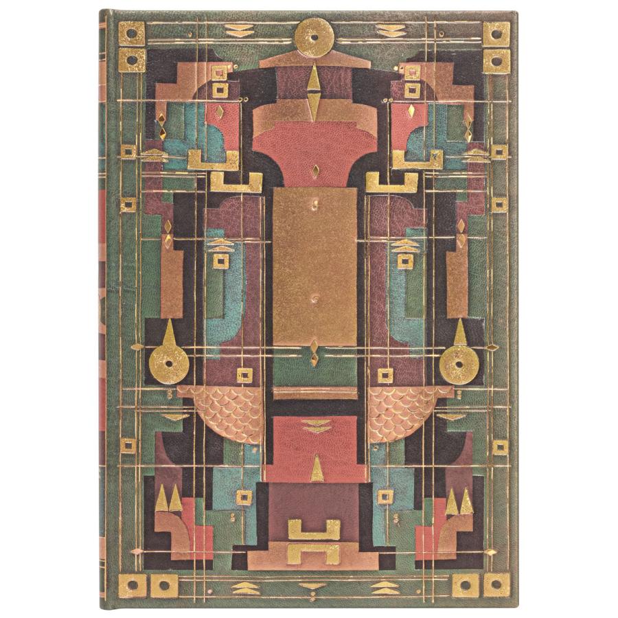 ノートブック paperblanks ペーパーブランクス MIDI ハードカバー 罫線 イギリス 英国 取扱店 芸術 アート 高級ノート 正規品 ライオンの巣穴 | paperblanks