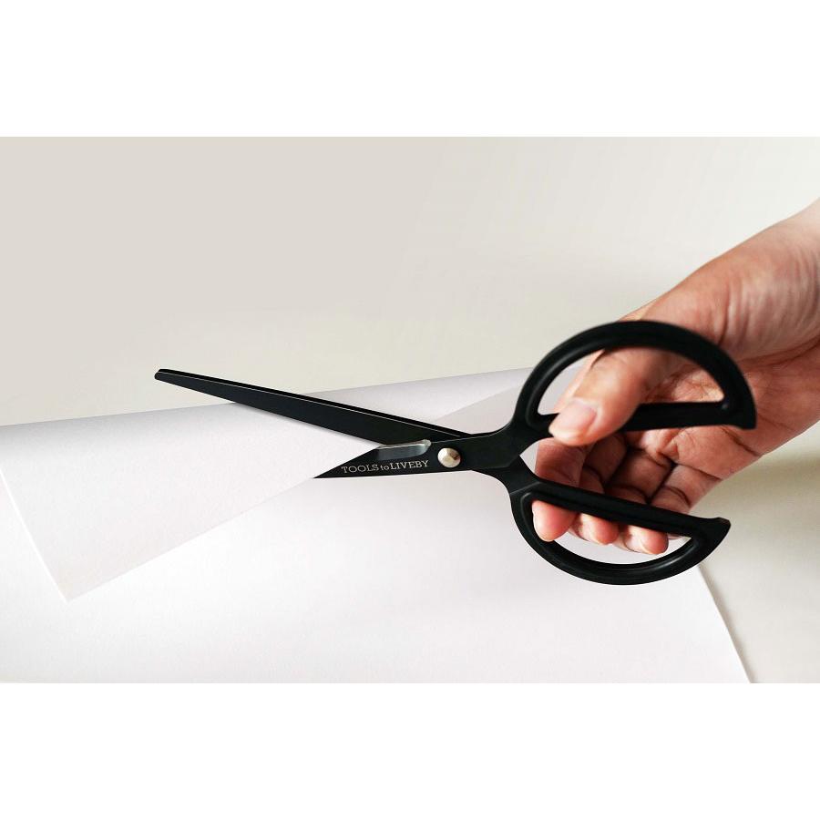 はさみ TOOLS to LIVEBY TL010 Scissors 8 シザーズ 8 ステンレス 人気ブランド デザイナー 文具 台湾 ハサミ ツールズ トゥ リブバイ BLACK ブラック |  | 01