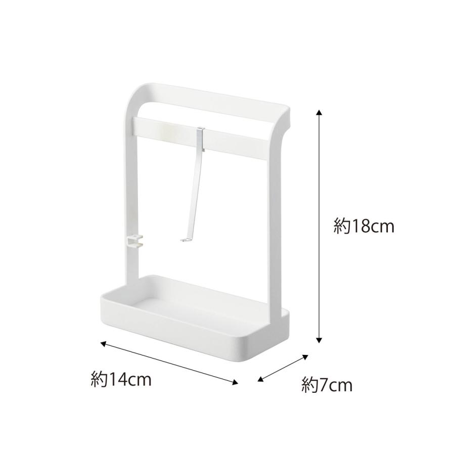 蚊取り線香入れ 正規品 tower タワー 蚊取り線香ハンガー ベランダ 火消し コンパクト おしゃれ キャンプ 蚊遣り 蚊やり器 山崎実業 ホワイト | tower | 10