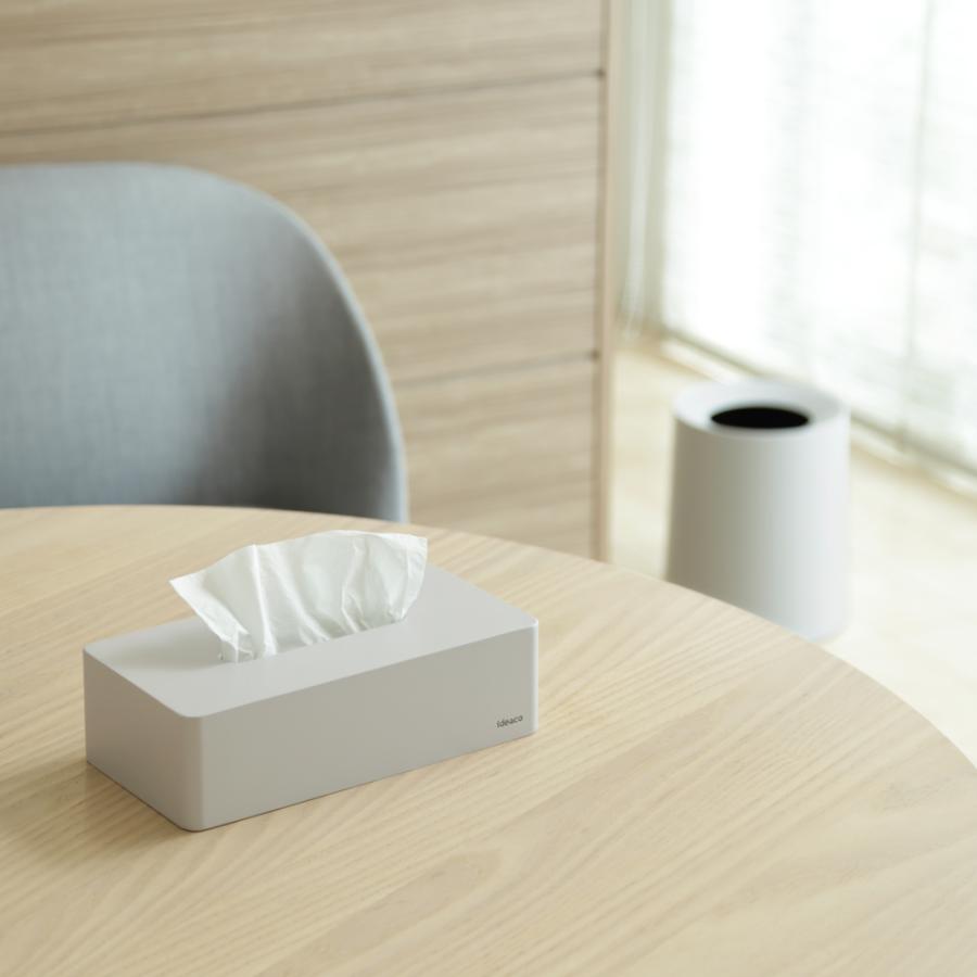 ティッシュケース ideaco イデアコ 箱ティッシュ専用 ボックスグランデ box grande おしゃれ  bar grande ティッシュカバー 正規品 グレー |  | 02