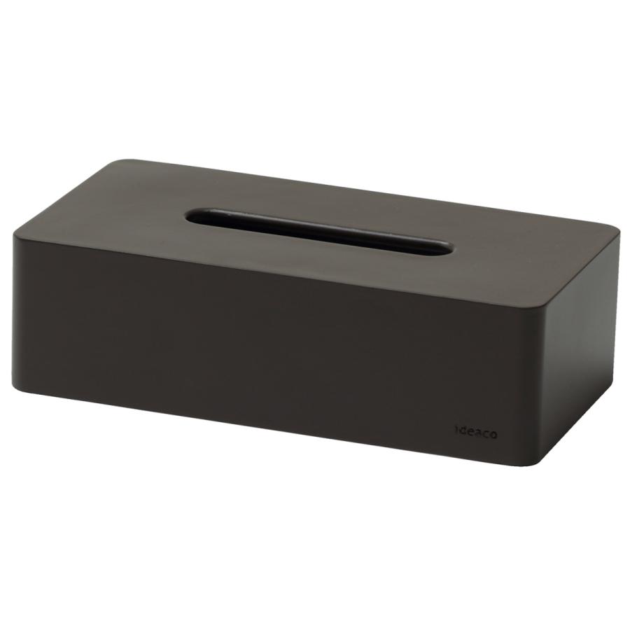 ティッシュケース ideaco イデアコ 箱ティッシュ専用 ボックスグランデ box grande おしゃれ  bar grande ティッシュカバー 正規品 ウェンジブラウン | 