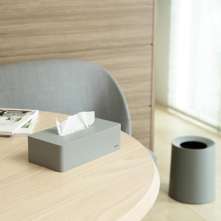 ティッシュケース ideaco イデアコ 箱ティッシュ専用 ボックスグランデ box grande おしゃれ  bar grande ティッシュカバー 正規品 ブルーグレー |  | 02