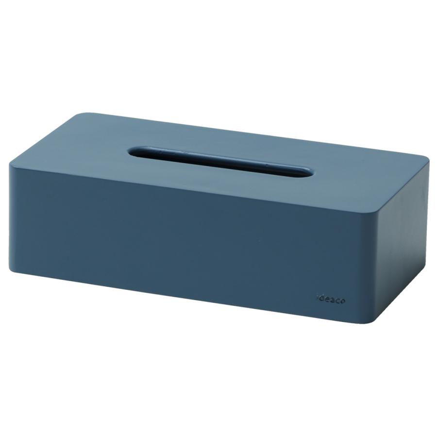 ティッシュケース ideaco イデアコ 箱ティッシュ専用 ボックスグランデ box grande おしゃれ  bar grande ティッシュカバー 正規品 インディゴ | 