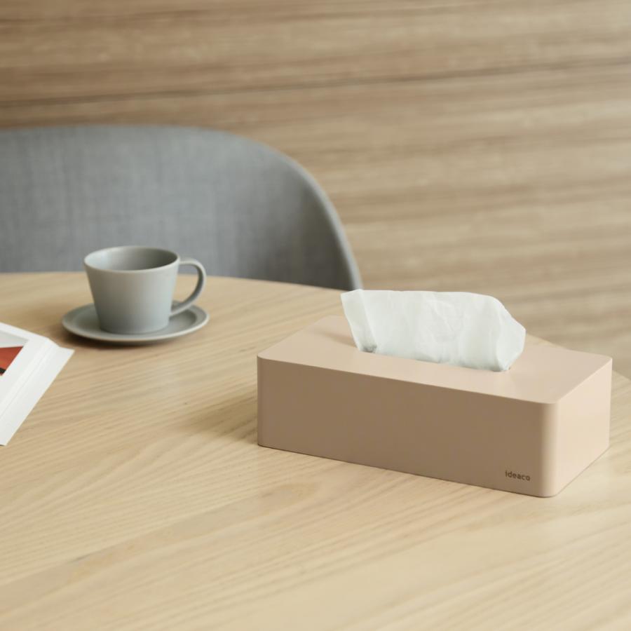 ティッシュケース ideaco イデアコ 箱ティッシュ専用 ボックスグランデ box grande おしゃれ  bar grande ティッシュカバー 正規品 ベージュ |  | 02
