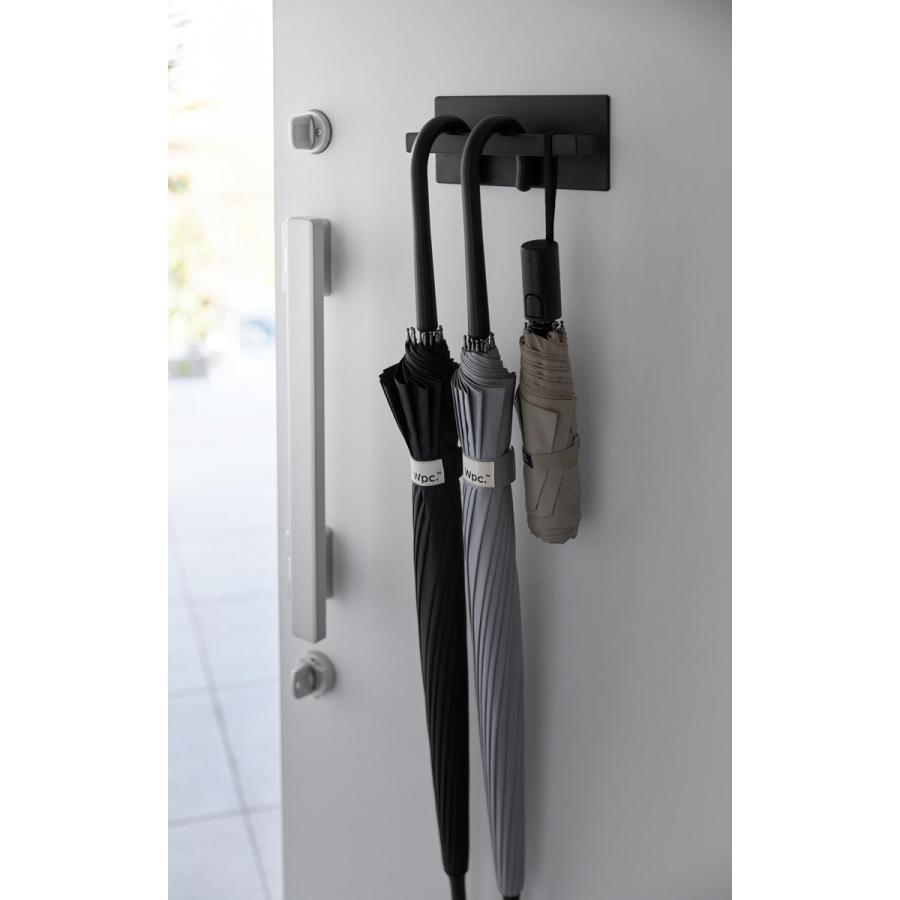 傘立て 正規品 tower タワー マグネットアンブレラハンガー 浮かせて収納 コンパクト スリム 折り畳み傘 傘たて 傘スタンド 山崎実業 ブラック | tower | 06
