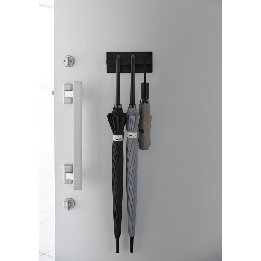 傘立て 正規品 tower タワー マグネットアンブレラハンガー 浮かせて収納 コンパクト スリム 折り畳み傘 傘たて 傘スタンド 山崎実業 ブラック | tower | 08