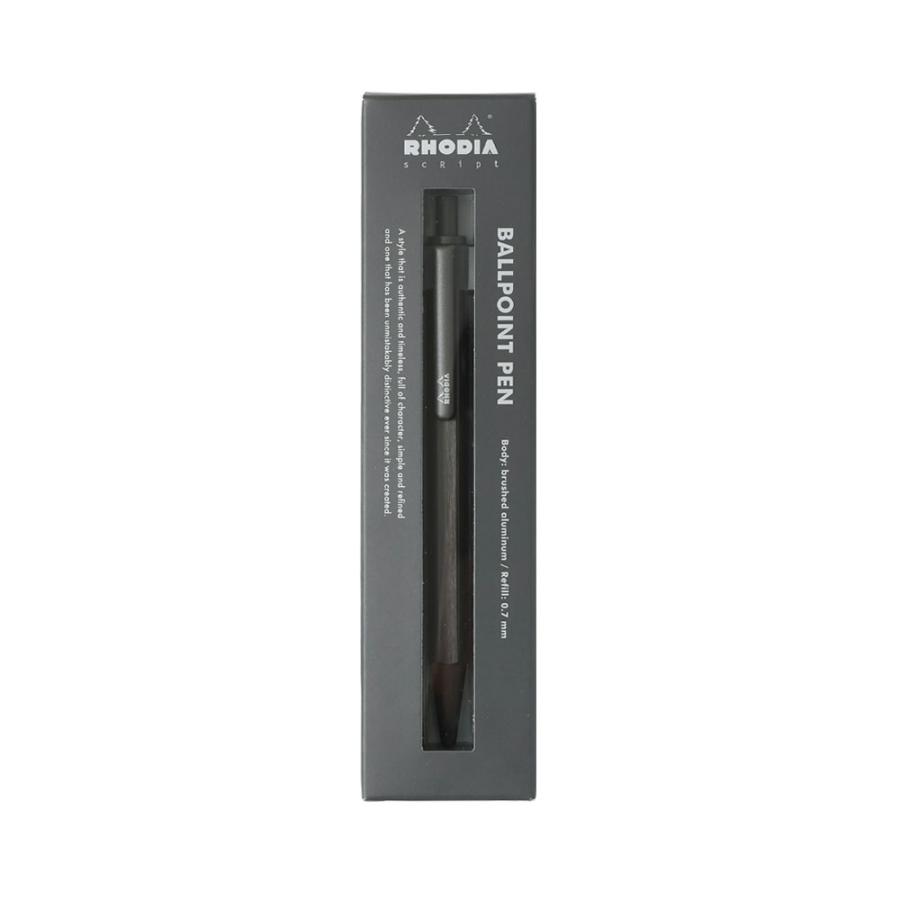 ボールペン RHODIA ロディア スクリプト ボールポイントペン リミテッドカラー第7弾 2023限定色 ブランド 正規品 Titanium チタニウム | RHODIA | 02