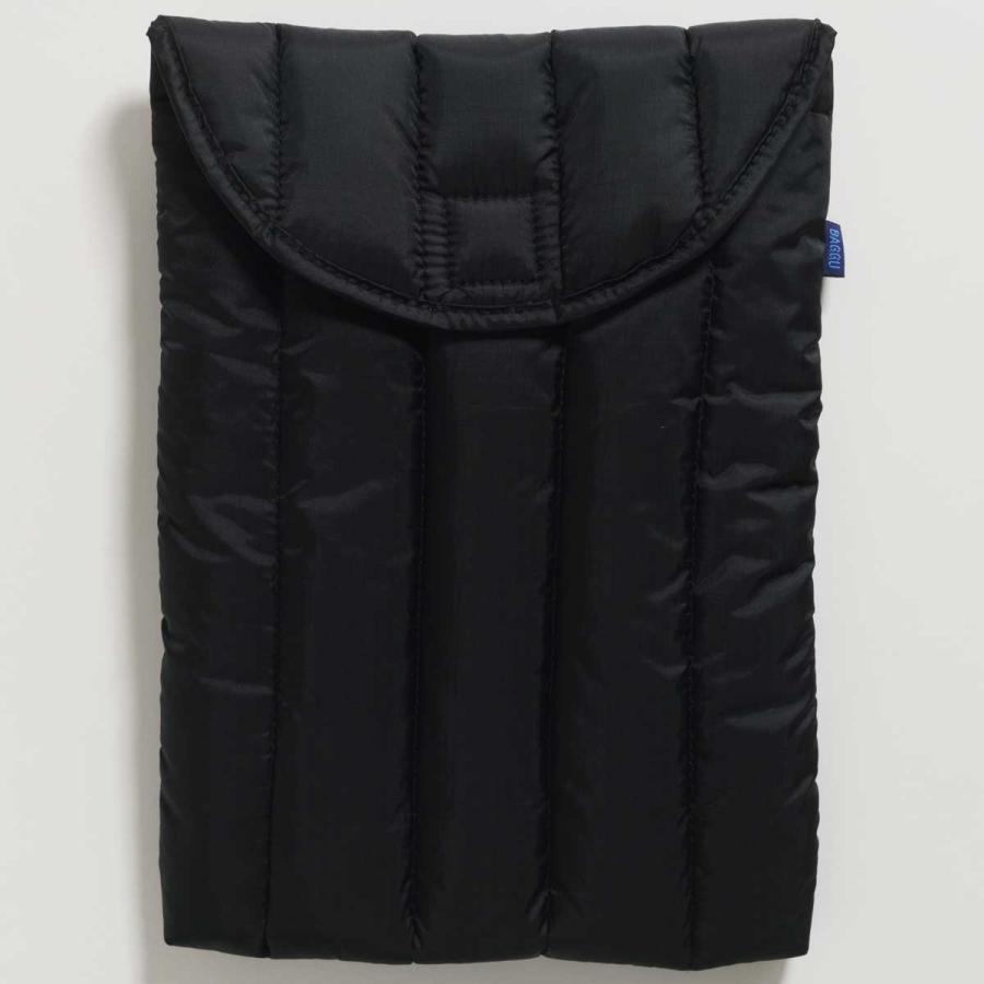 2023新作 ノートパソコンケース BAGGU バグゥ ラップトップ スリーブケース 13インチ/14インチ キルティング PCケース PCバッグ ブラック | 