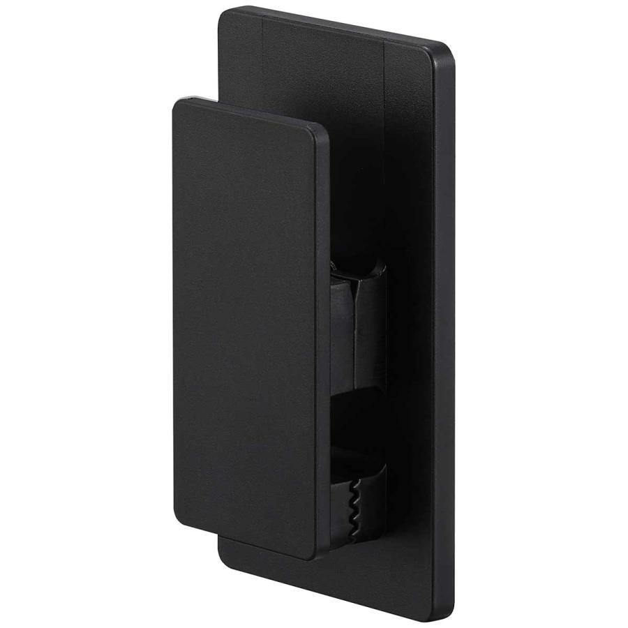 ふきん掛け 正規品 tower タワー マグネットクリップ 2個組 ゴム手袋 キッチン手袋 収納 フック 掛け ふきんハンガー 布巾掛け 山崎実業 ブラック | tower | 01