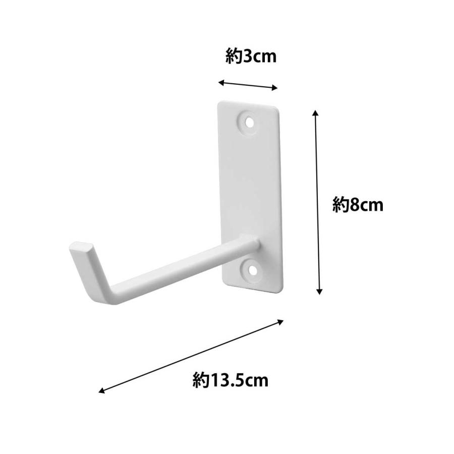 ヨガマットラック 正規品 tower タワー 石こうボード壁対応ウォールヨガマットハンガー 石膏ボード対応 壁掛け 壁付け 収納ラック 山崎実業 ホワイト | tower | 08