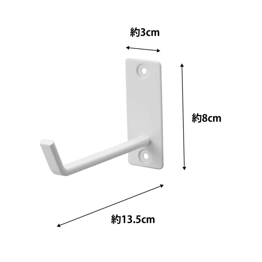 ヨガマットラック 正規品 tower タワー 石こうボード壁対応ウォールヨガマットハンガー 石膏ボード対応 壁掛け 壁付け 収納ラック 山崎実業 ホワイト｜cdf｜09