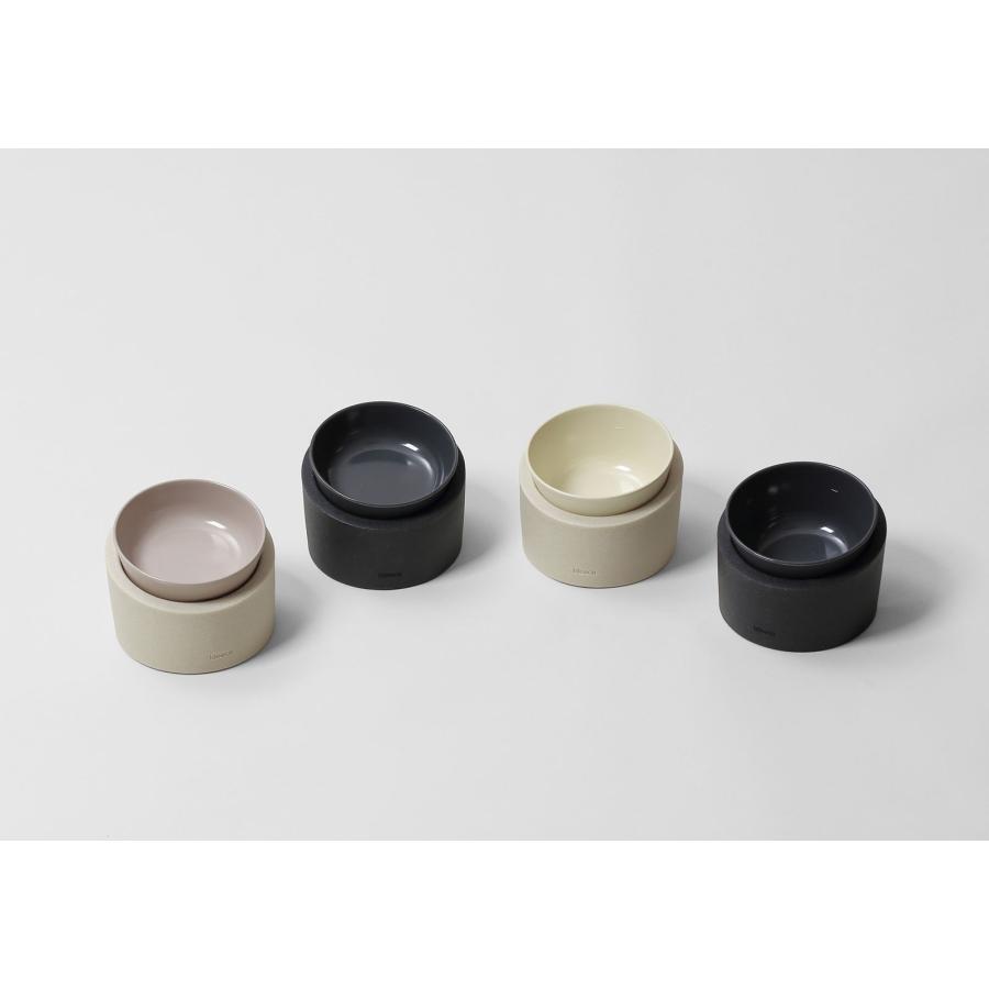 【在庫処分】ペットフードボウル ideaco イデアコ ペット用 ペットフィーダー Pet Feeder Food bowl Low ストーンサンドホワイト/グレージュ |  | 01