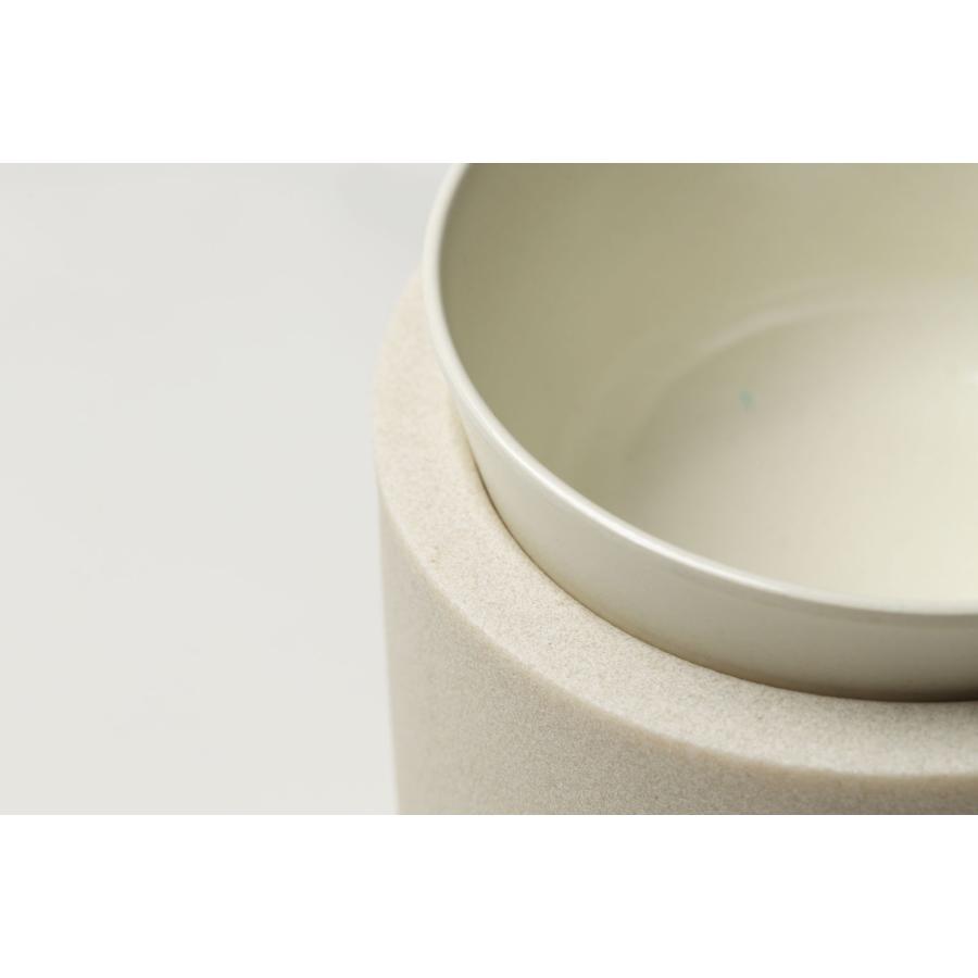 【在庫処分】ウォーターボウル ideaco イデアコ ペット用 ペットフィーダー Pet Feeder Water bowl High ストーンサンドホワイト/サンドホワイト |  | 02
