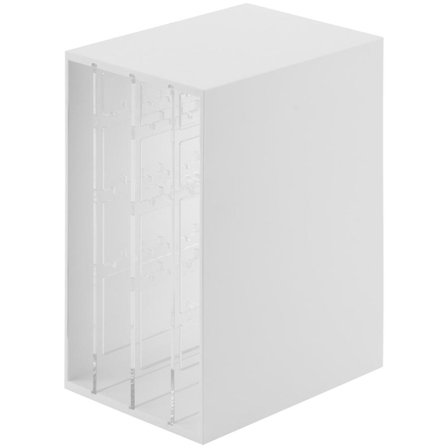 アクセサリー収納 tower タワー スライド式ピアス＆アクセサリーホルダー 3連 スライド ピアス ネックレス アクセサリーボックス 山崎実業 ホワイト | tower | 01