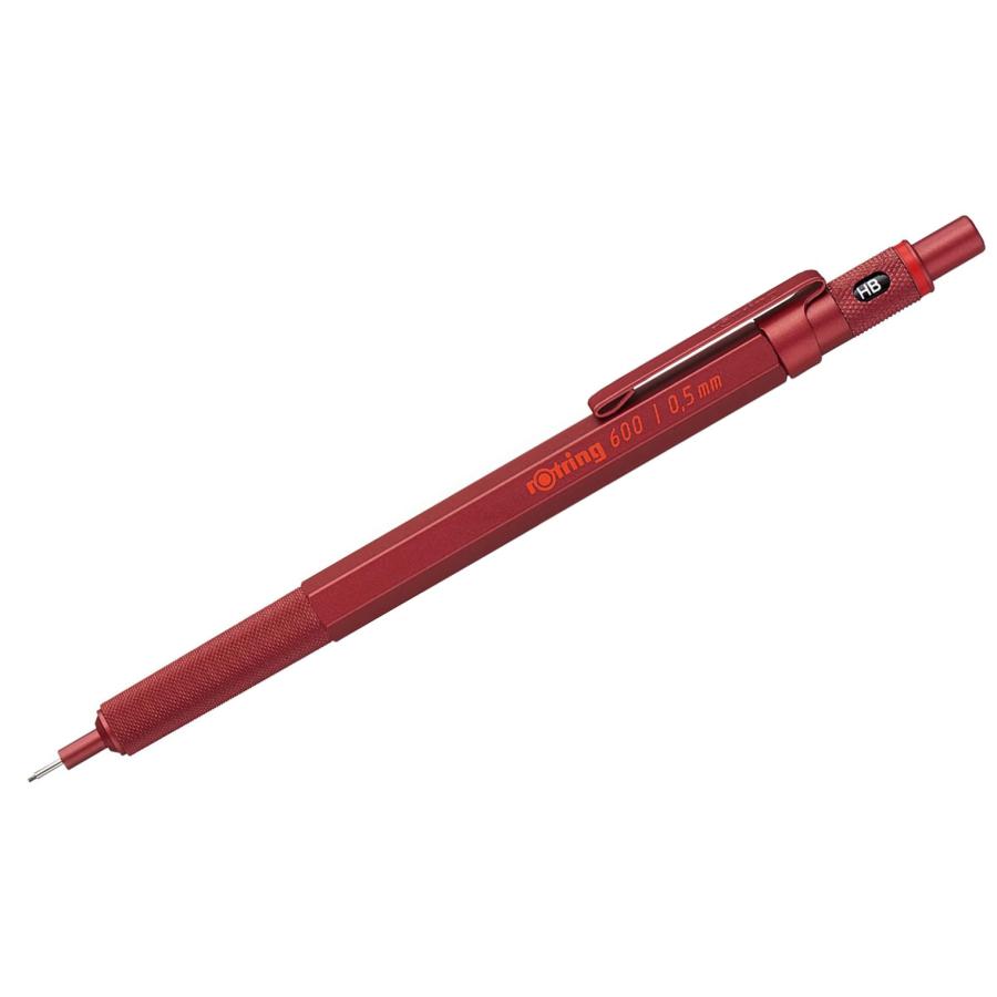 シャーペン rOtring ロットリング 600 メカニカルペンシル 0.5mm メタルボディ 高級筆記具 文具 シャープペン シャープペンシル rotring マダーレッド | ロットリング | 01
