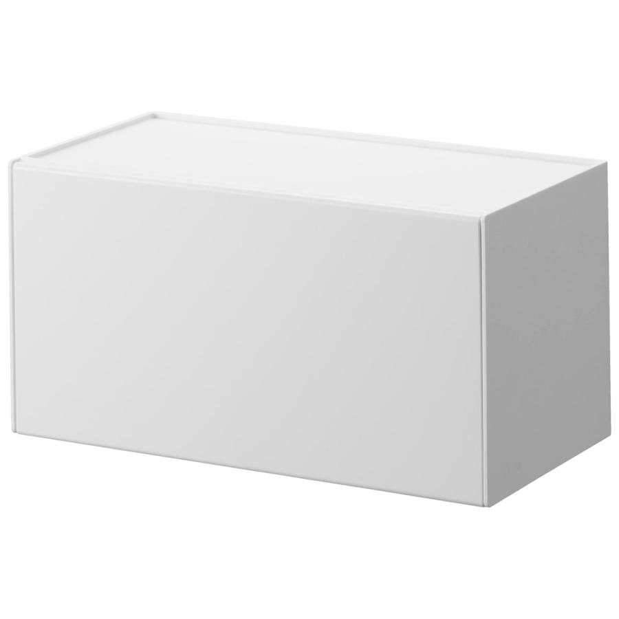 ペーパータオルホルダー tower タワー 石こうボード壁対応トレー付きペーパータオルディスペンサー 壁付け 壁掛け ペーパータオルケース 山崎実業 ホワイト | tower | 01