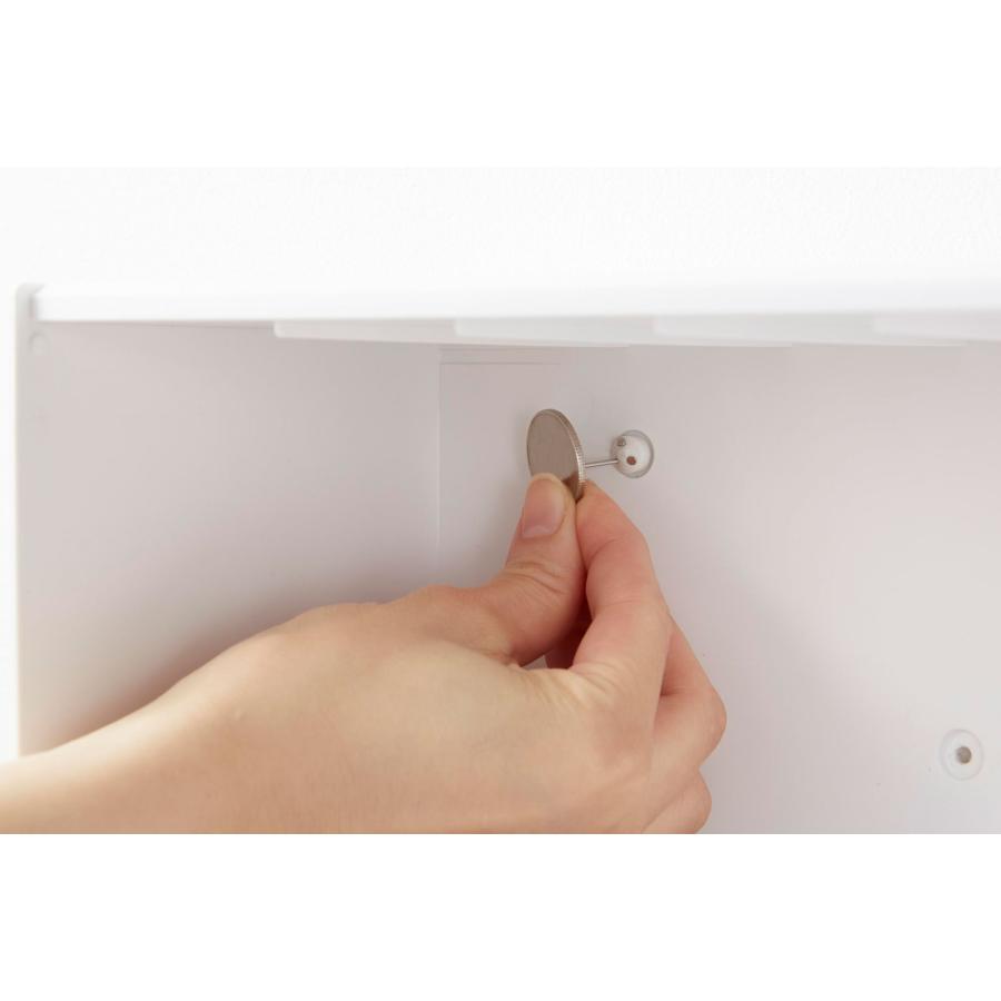 ペーパータオルホルダー tower タワー 石こうボード壁対応トレー付きペーパータオルディスペンサー 壁付け 壁掛け ペーパータオルケース 山崎実業 ホワイト | tower | 06