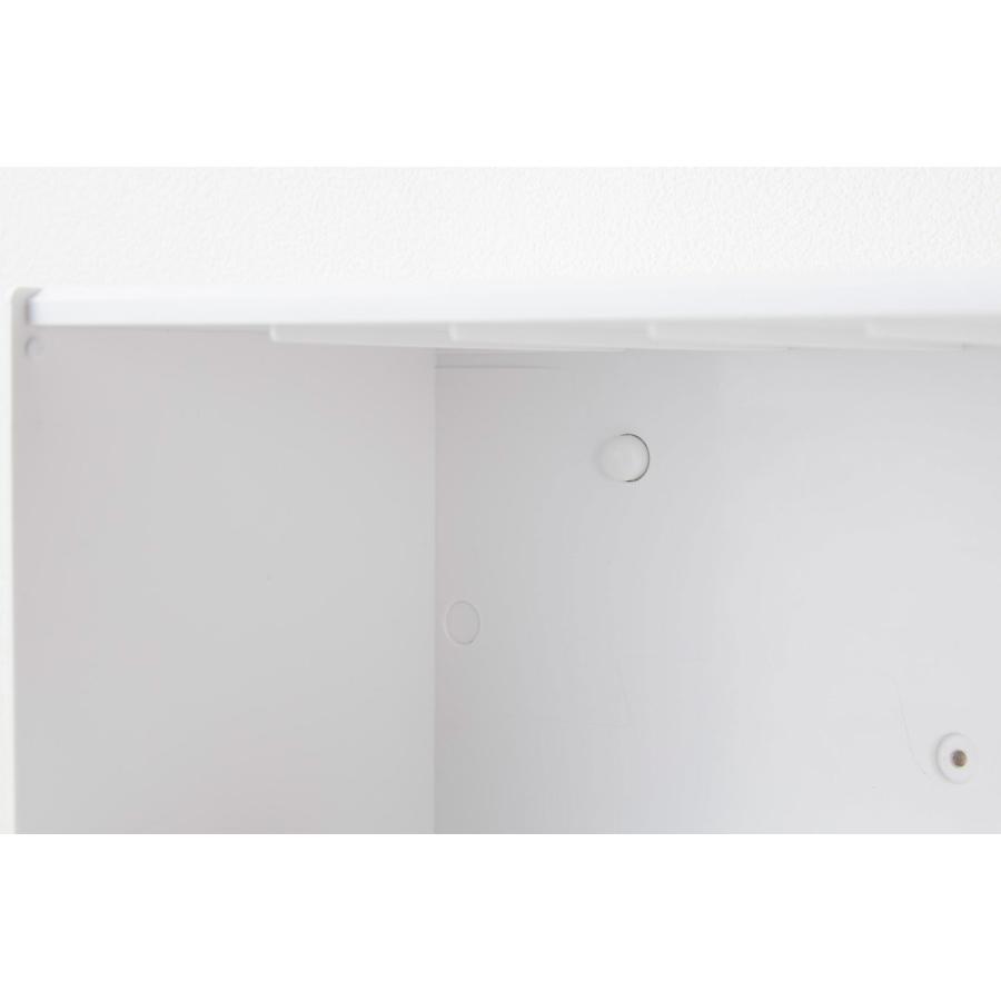 ペーパータオルホルダー tower タワー 石こうボード壁対応トレー付きペーパータオルディスペンサー 壁付け 壁掛け ペーパータオルケース 山崎実業 ホワイト | tower | 07