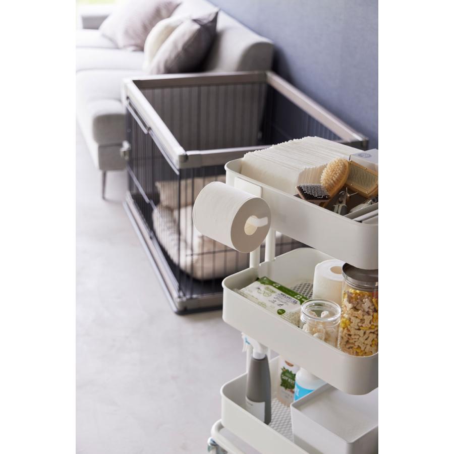 トイレットペーパーケース nooks ヌークス マグネットトイレットペーパーホルダー 壁付け トイレットペーパーホルダー 山崎実業 正規品 ホワイト | 山崎実業 | 02