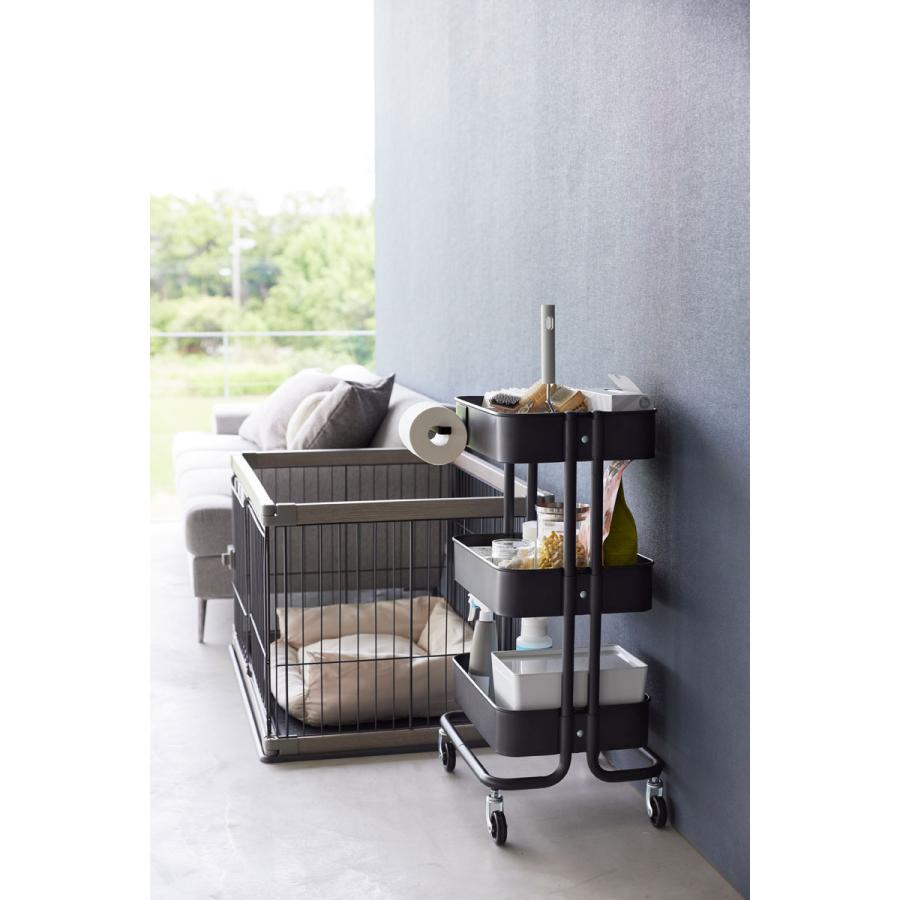 トイレットペーパーケース nooks ヌークス マグネットトイレットペーパーホルダー 壁付け トイレットペーパーホルダー 山崎実業 正規品 ブラック | 山崎実業 | 04