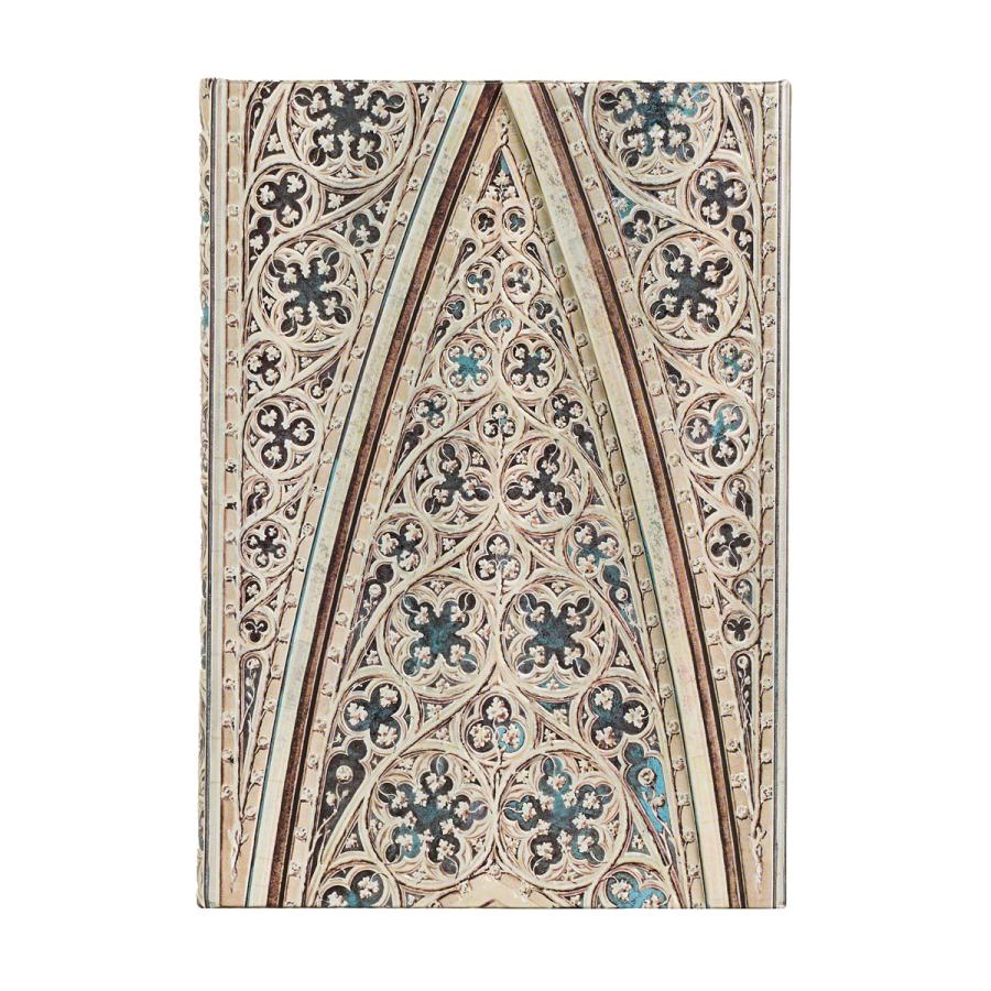ノートブック paperblanks ペーパーブランクス MIDI ハードカバー 罫線 イギリス 英国 取扱店 芸術 アート 高級ノート 正規品 ミラノ大聖堂の円藍 | paperblanks | 01