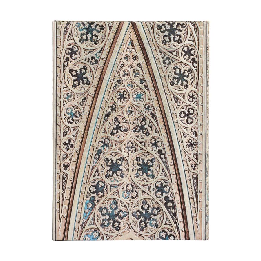 ノートブック paperblanks ペーパーブランクス MIDI ハードカバー 罫線 イギリス 英国 取扱店 芸術 アート 高級ノート 正規品 ミラノ大聖堂の円藍 | paperblanks | 03