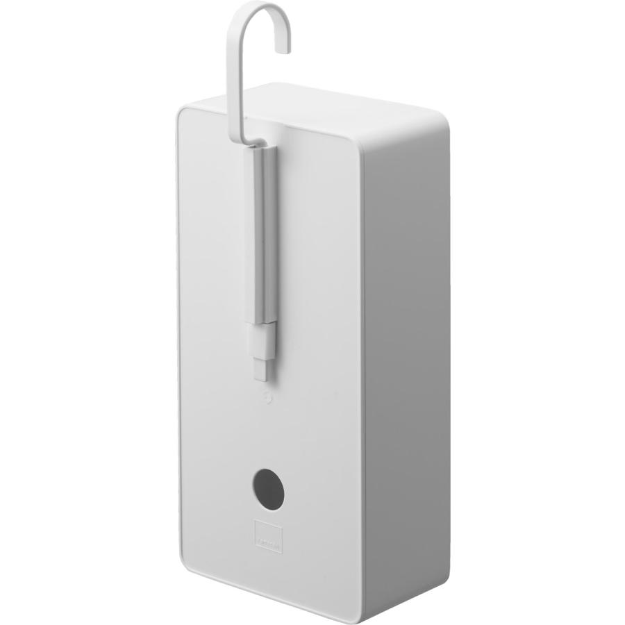 ティッシュケース 正規品 tower タワー 引っ掛けティッシュケース フック 吊るし 縦型 縦置き 浮かせて収納 ティッシュカバー 山崎実業 ホワイト | tower | 06