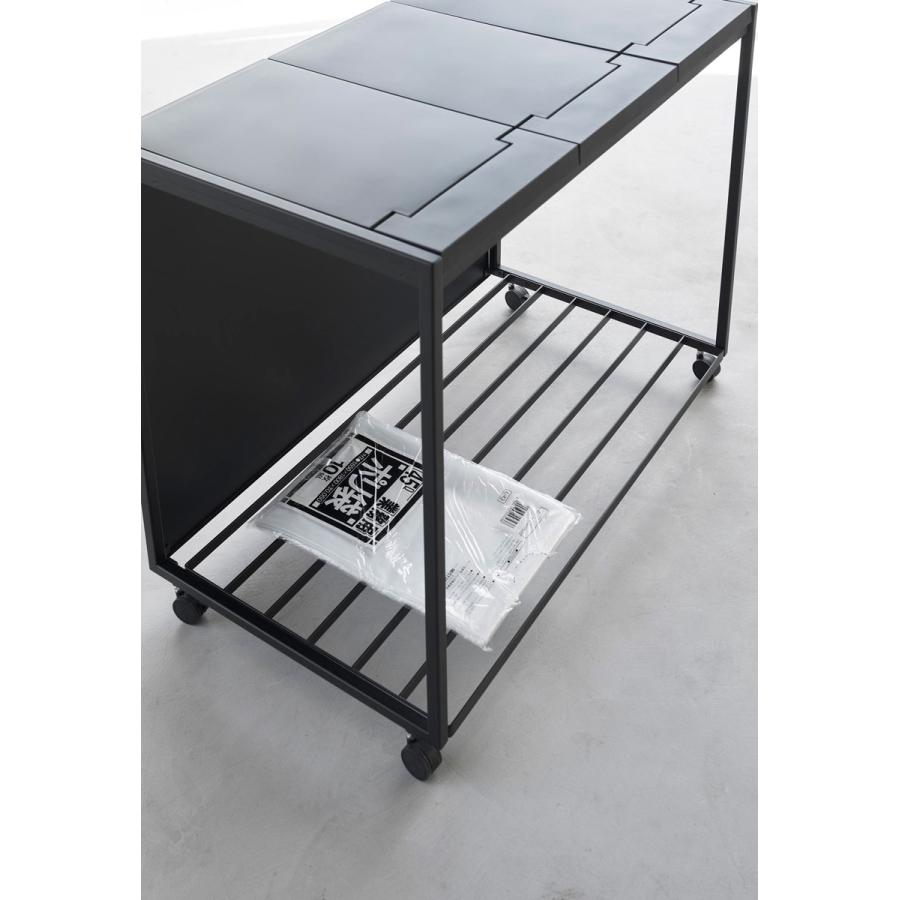 tower 分別ゴミ箱 正規品 タワー 蓋付き目隠し分別ダストワゴン 45L 3