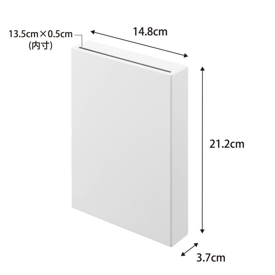 tower 貯金箱 正規品 タワー マグネット貯金箱 お札 レシート 領収書入れ マグネット収納 スリム 薄型 山崎実業 ホワイト : クラシモノ  CDF - 通販 - Yahoo!ショッピング
