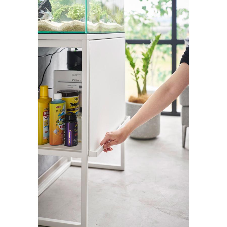 水槽台 nooks ヌークス 水槽ラック 大型水槽用 水槽棚 水槽スタンド 山崎実業 正規品 ホワイト | 山崎実業 | 04