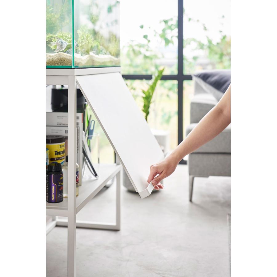 水槽台 nooks ヌークス 水槽ラック 大型水槽用 水槽棚 水槽スタンド 山崎実業 正規品 ホワイト | 山崎実業 | 05